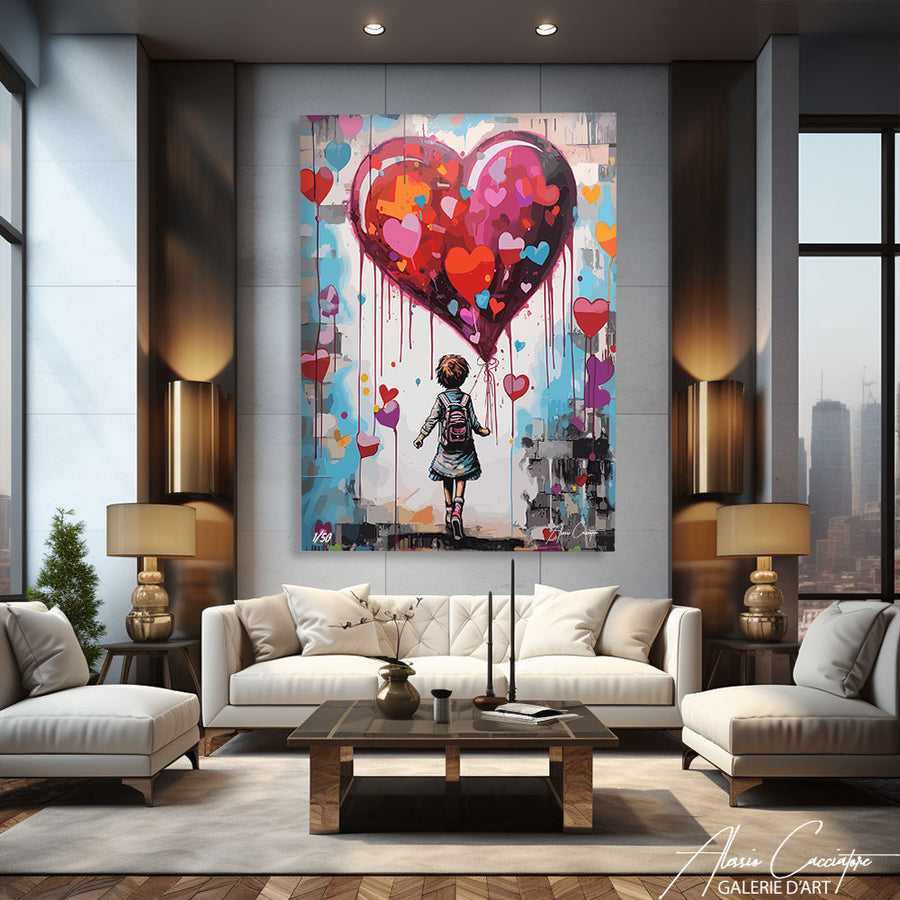 tableau style graffiti – mise en situation