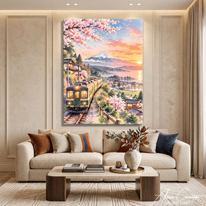 Peinture Mont Fuji