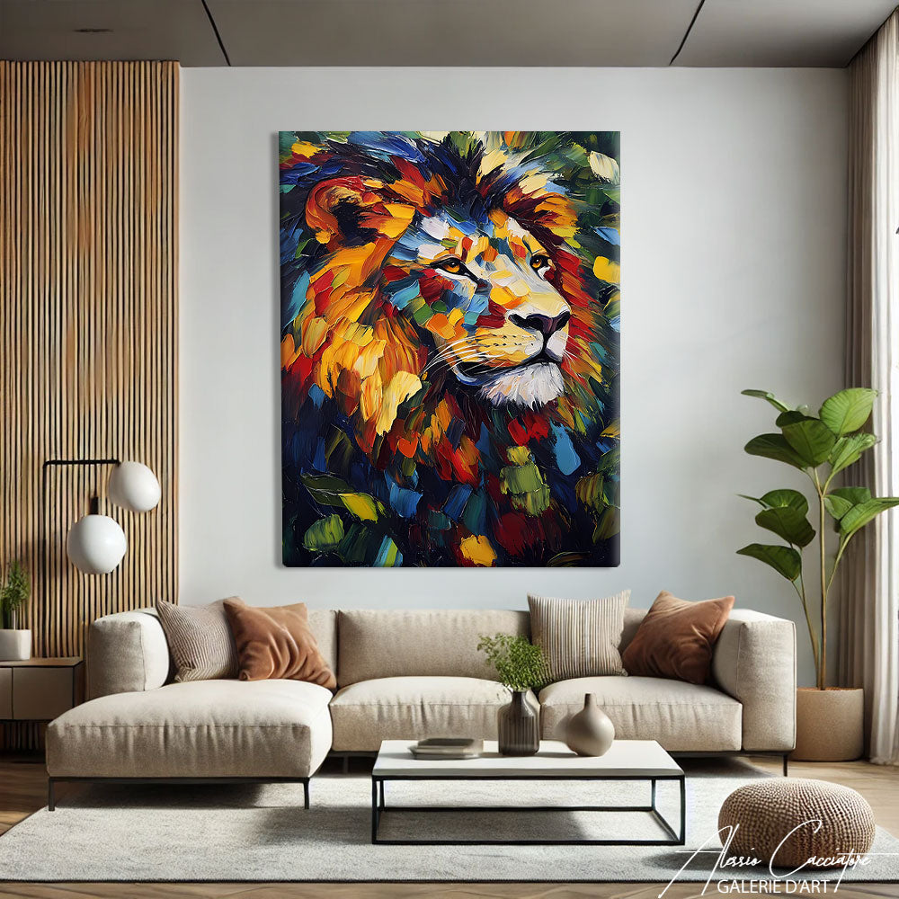 tableau multicolore