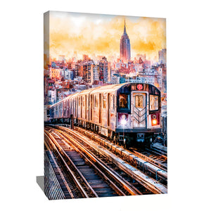 TABLEAU MANHATTAN AQUARELLE