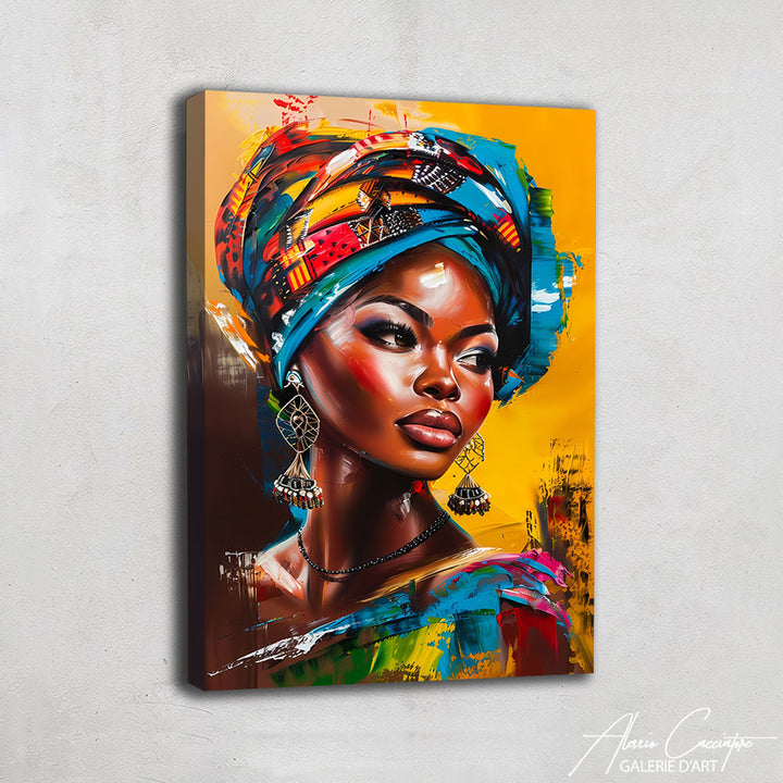 TABLEAU AFRICAINE COULEUR