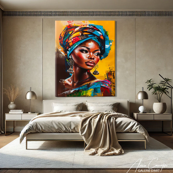 TABLEAU AFRICAINE MODERNE