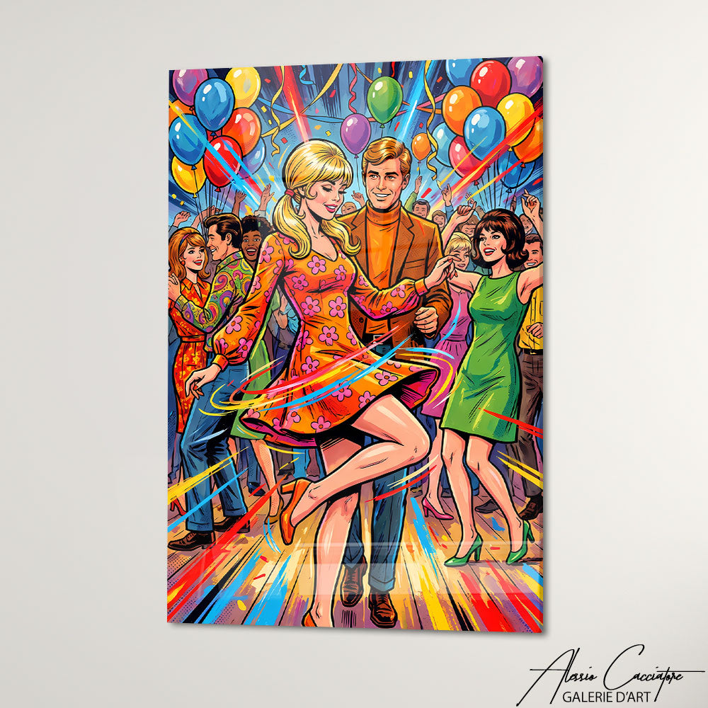 Art Mural Pop Art Tableau Connu