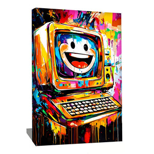 TABLEAU ORDINATEUR POP ART