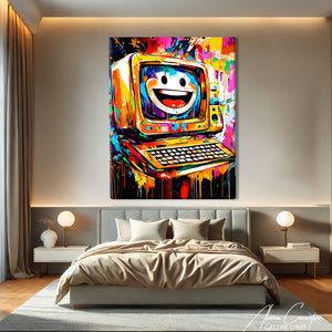 TABLEAU ORDINATEUR POP ART