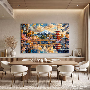 Tableau Mont Fuji Peinture