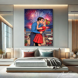Toile Déco Tableau Pop Art