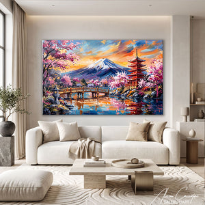 Peinture Mont Fuji