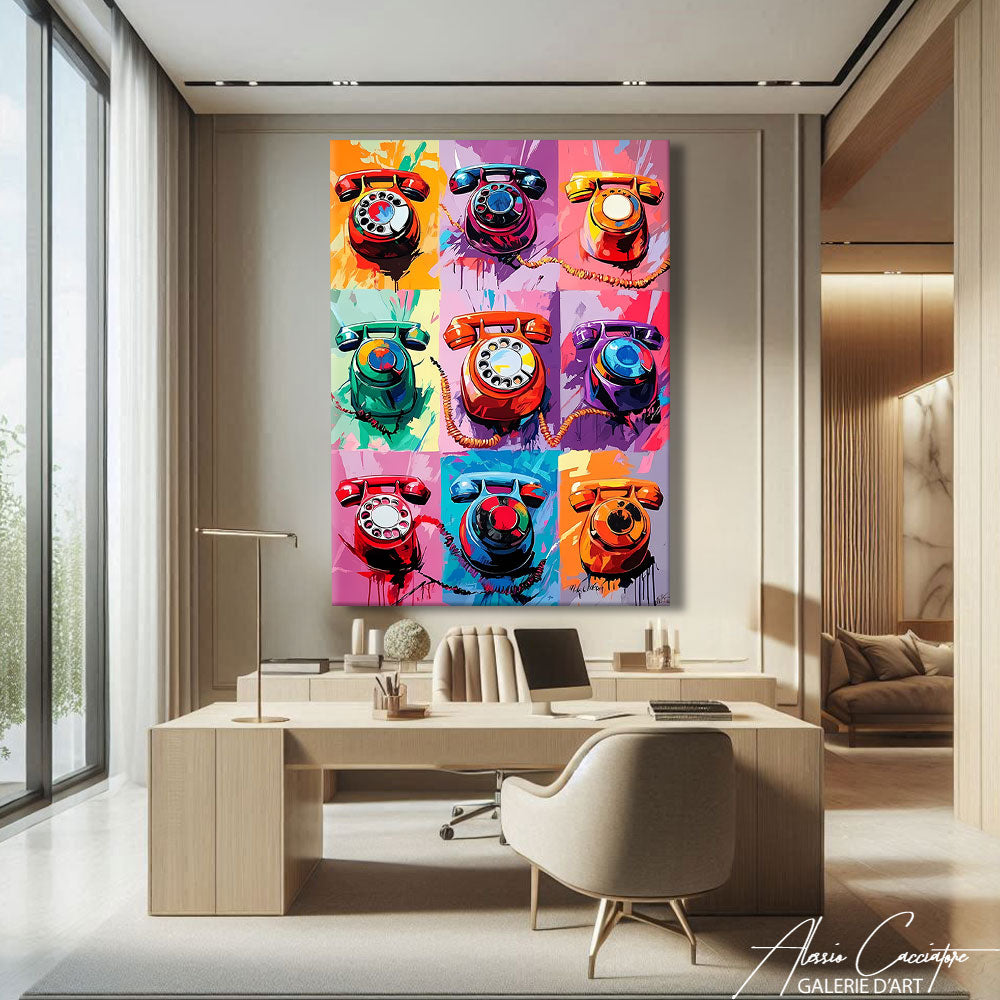 tableau pop art vintage