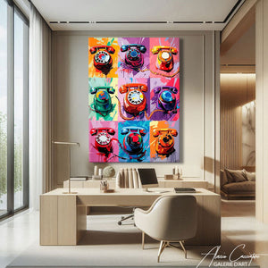 tableau pop art vintage