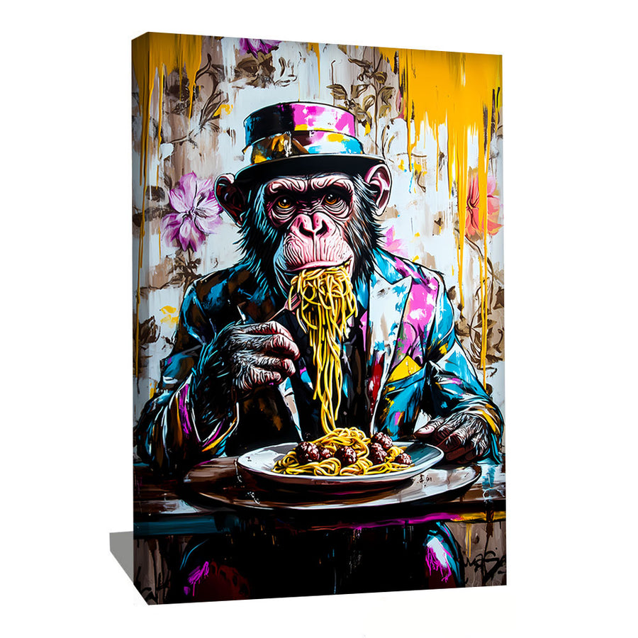 TABLEAU SINGE POP ART