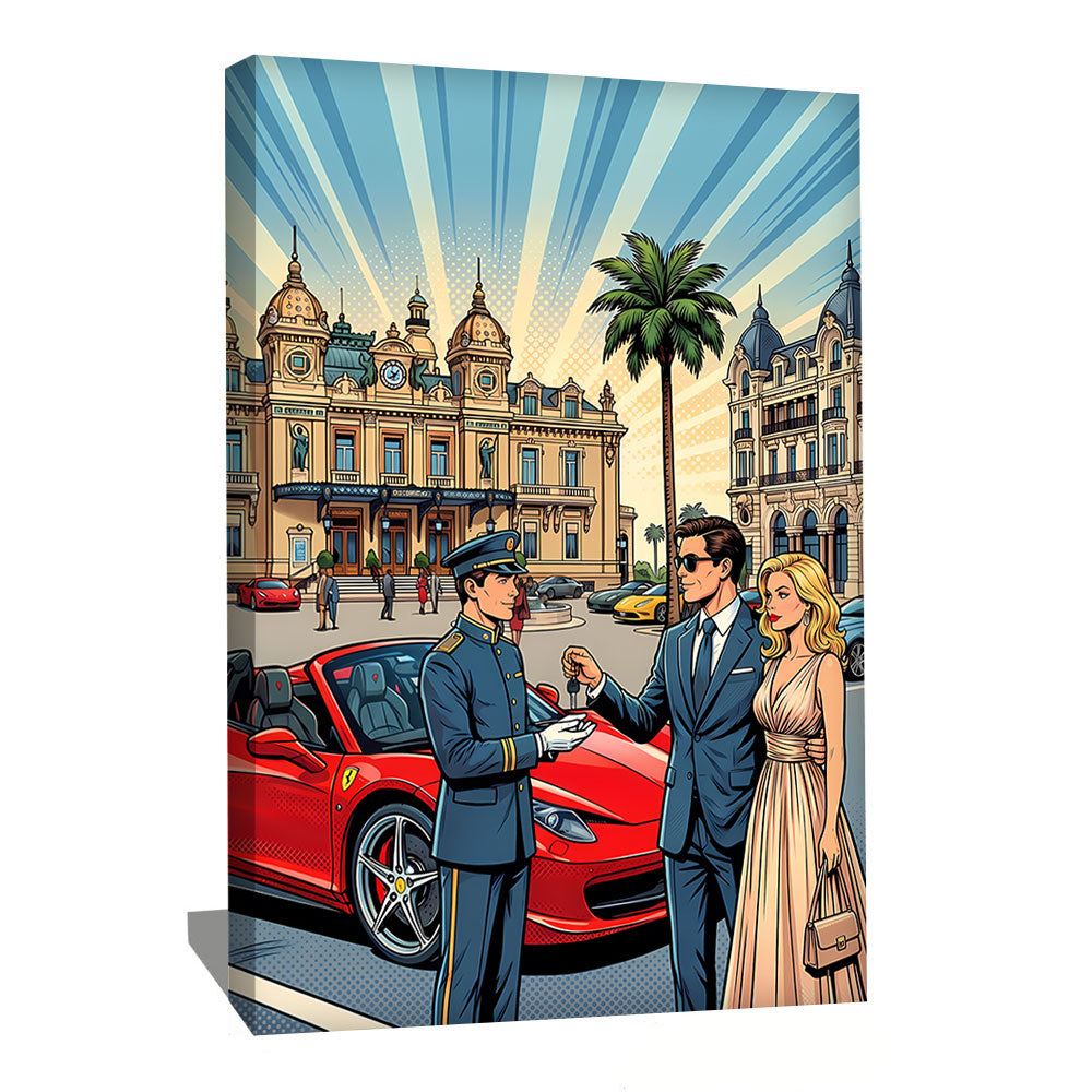 Tableau Peinture Monaco