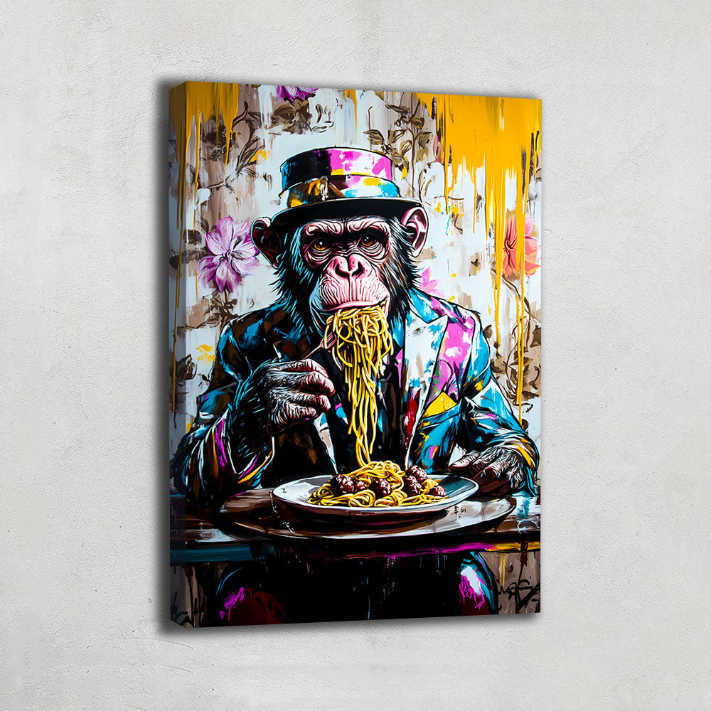 TABLEAU SINGE POP ART