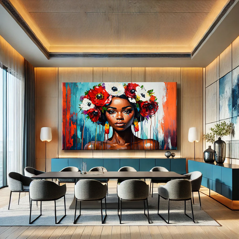 Femme Noire Tableau
