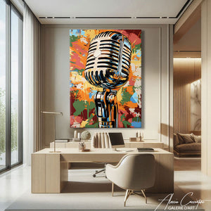 Tableau Pop Art Musique