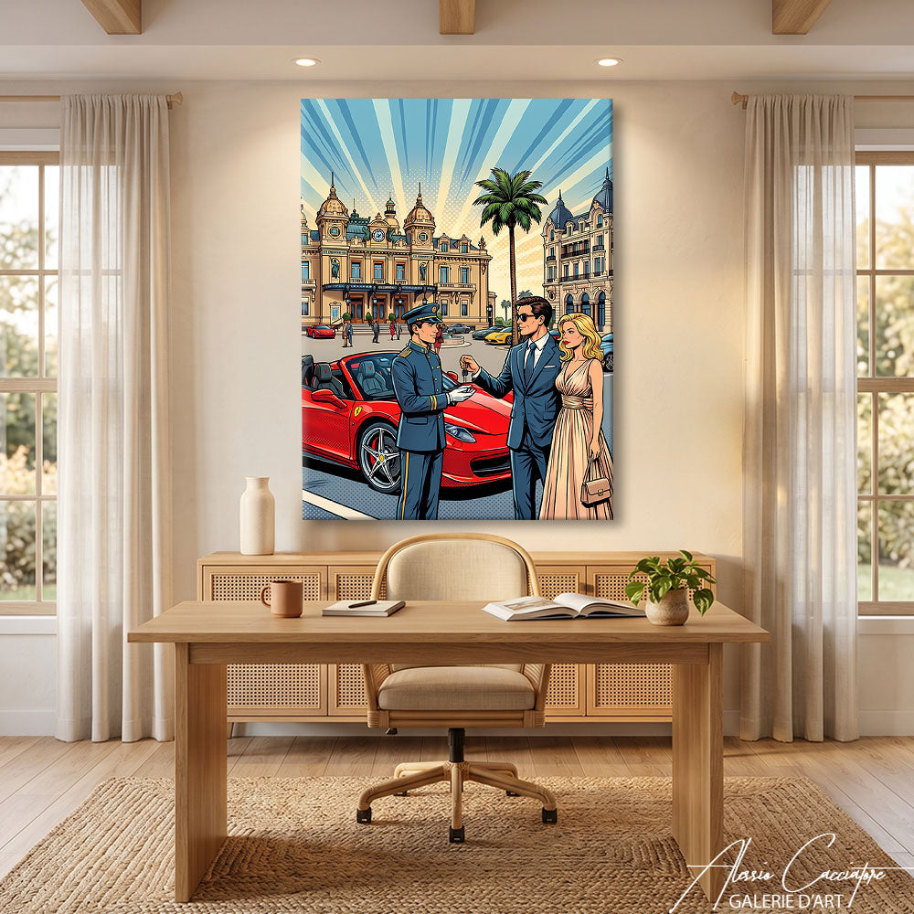 Affiche Peinture Monaco