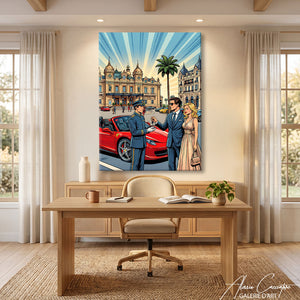 Affiche Peinture Monaco