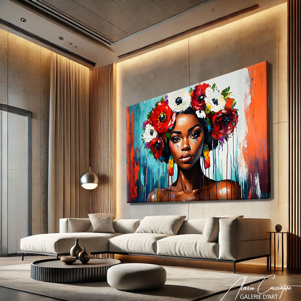 Femme Africaine Tableau
