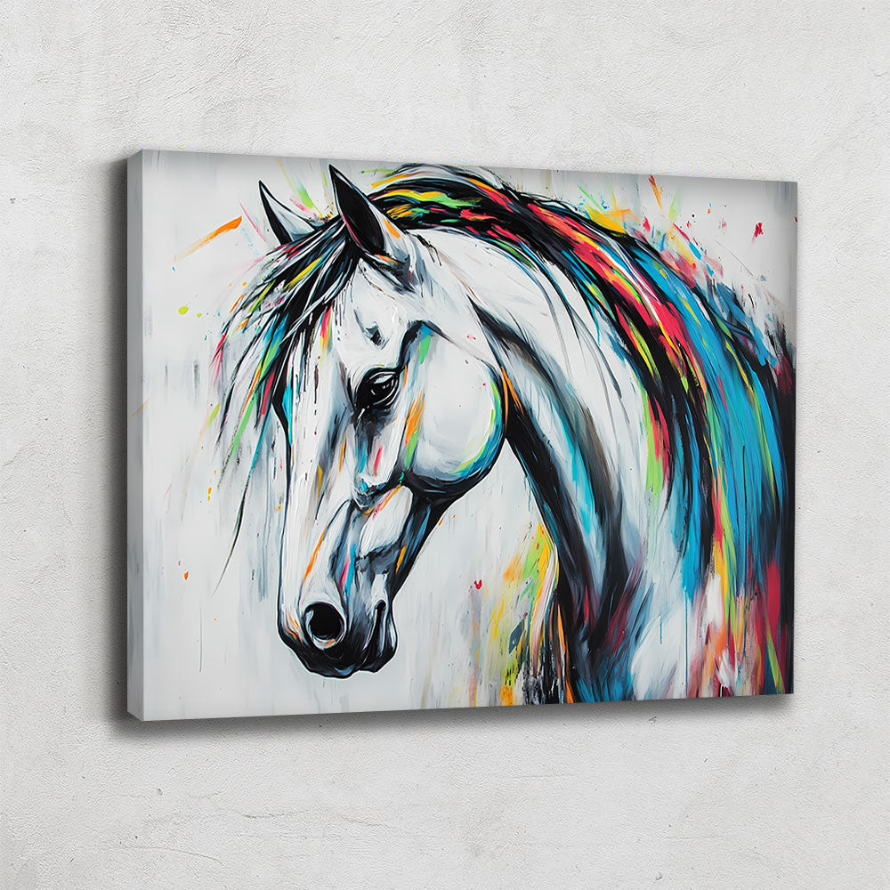 TABLEAU CHEVAL BLEU