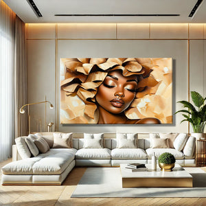 Femme Africaine Tableau
