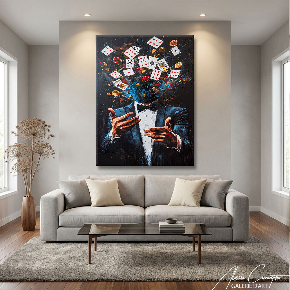 Peinture Jeu De Cartes