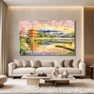 Peinture Du Mont Fuji