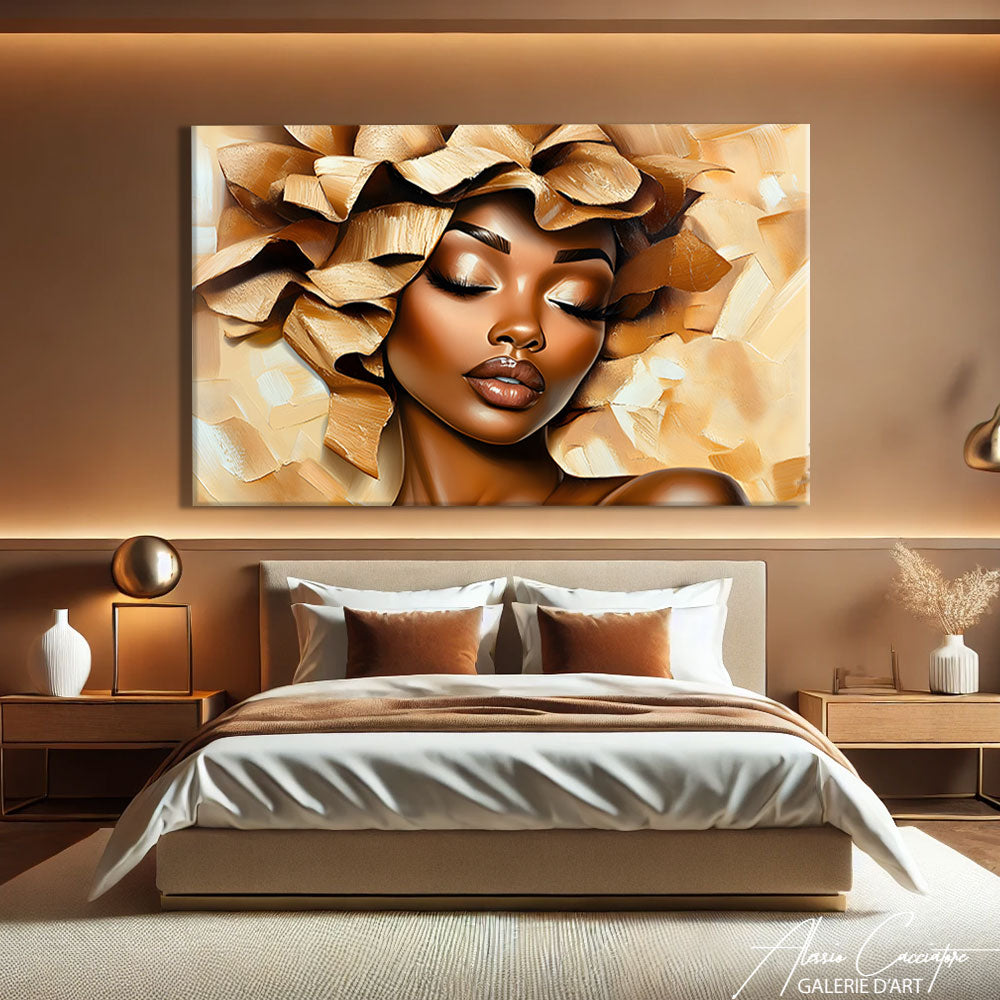 Toile Femme Africaine
