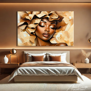 Toile Femme Africaine
