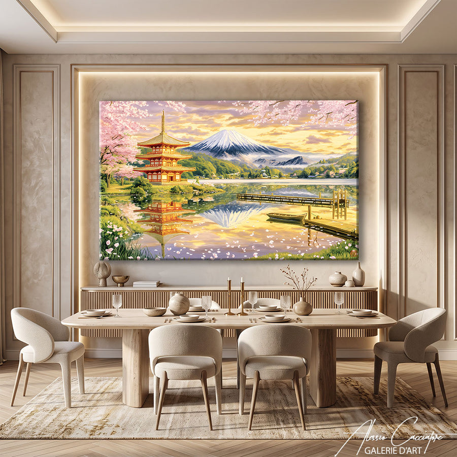 Affiche Du Mont Fuji – mise en situation