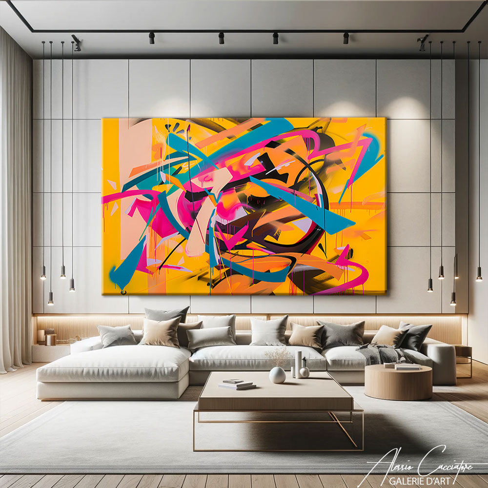 Tableau Contemporain Grand Format