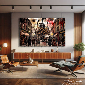 Tableau Grand Tableau Style Industriel