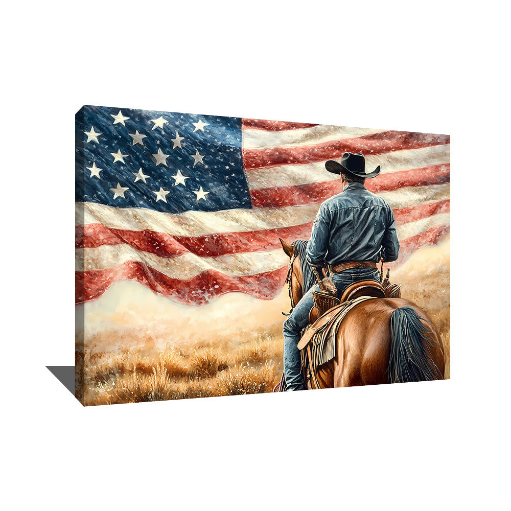 Tableau Cowboy Western