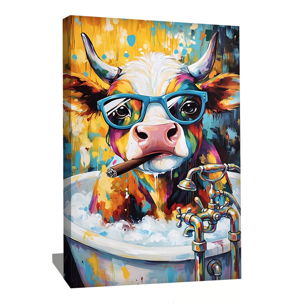 Tableau Pop Art Vache