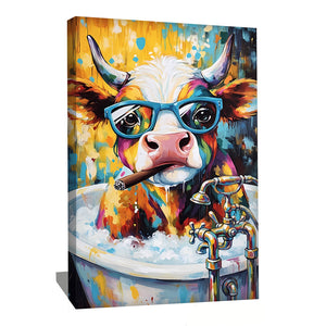 Tableau Pop Art Vache