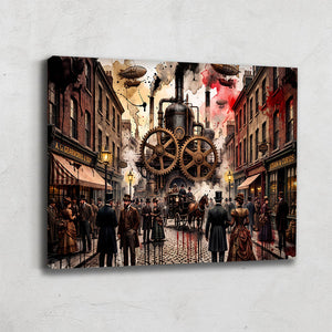 Grand Tableau Style Industriel