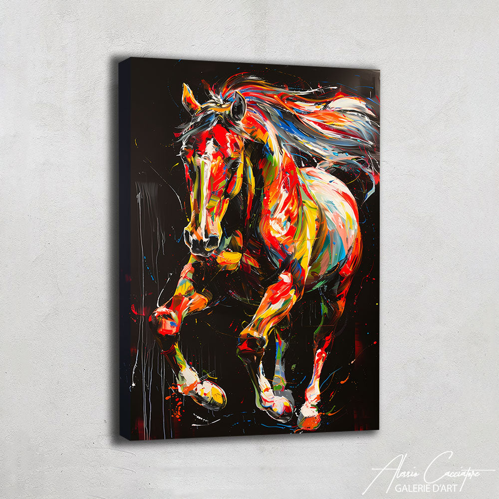 Cheval Sur Toile