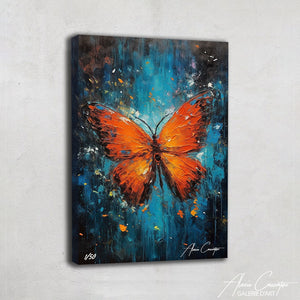 tableau noir papillon
