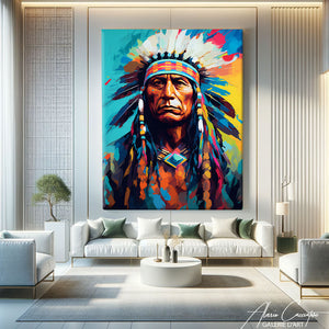 TABLEAU INDIEN MODERNE