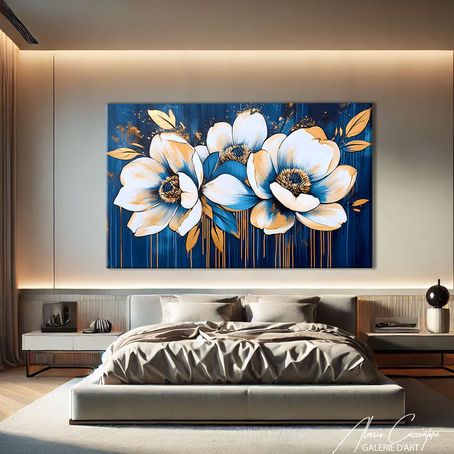 Peinture Tableau Fleurs
 – mise en situation