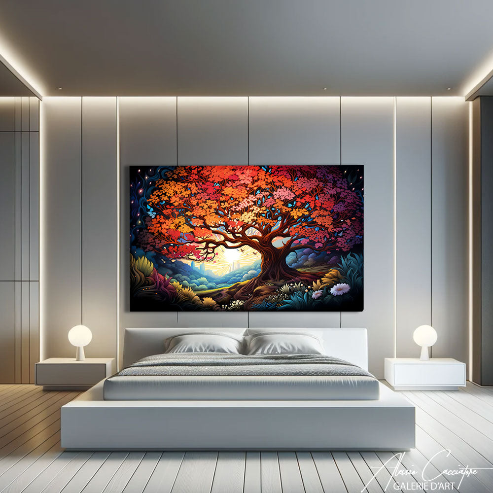 Peinture Arbre de vie moderne