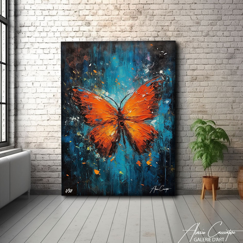 tableau papillon moderne