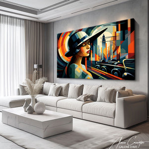 tableau art deco femme