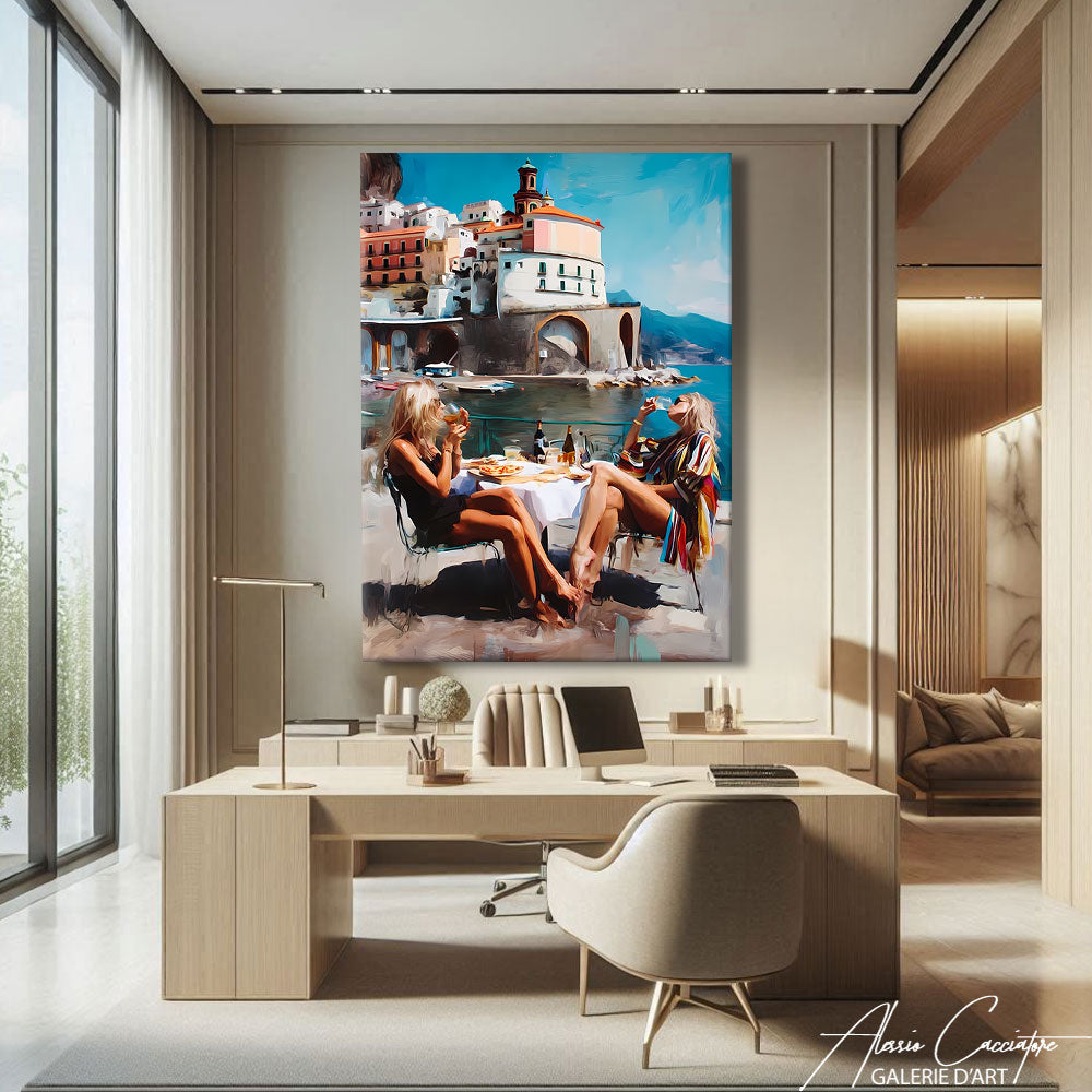 Tableau Salon Abstrait