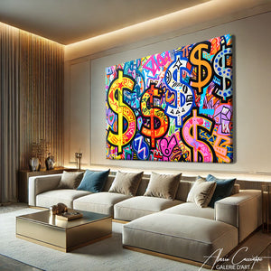 street art sur toile
