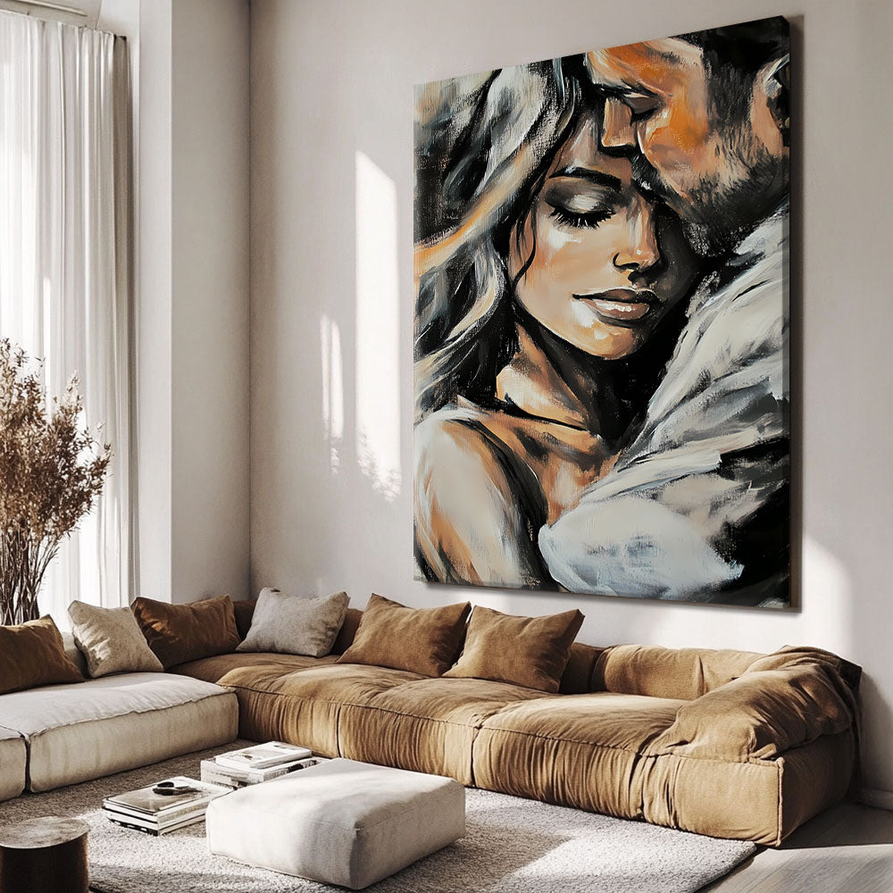 Peinture Couple Moderne
