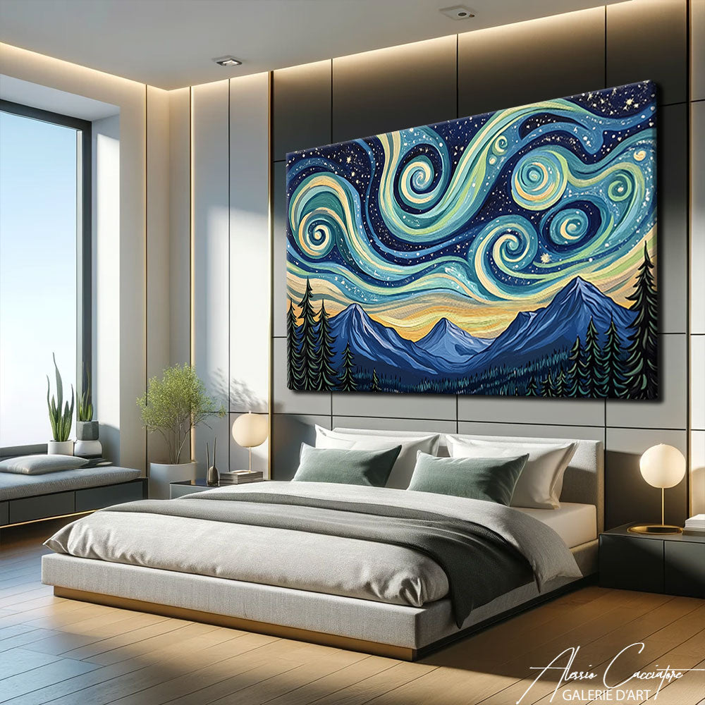 Tableau moderne design pour salon
