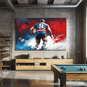 Tableau Rugbyman