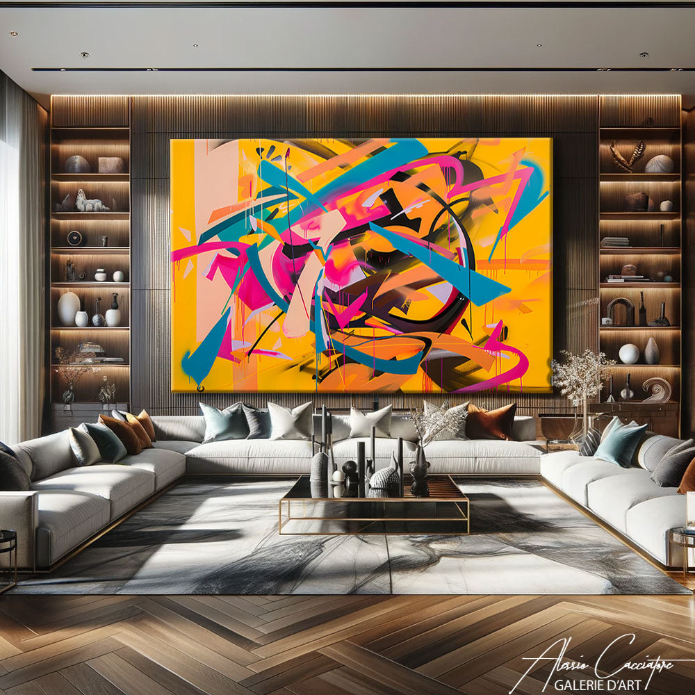 Tableau Contemporain Abstrait