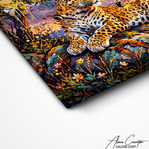 Décoration Murale Leopard Tableau