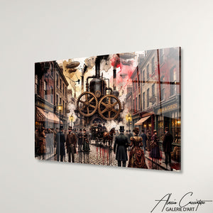 Art Mural Grand Tableau Style Industriel